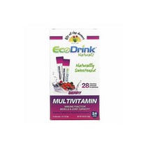 EcoDrink자연스러운 s 종합 비타민 드링크 믹스 베리 스틱 팩 4개 6g(0.oz