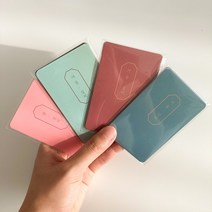 문학 사계 투명 꽃 책갈피 [사계절을 담은 예쁜 원고지 압화 책 꽃갈피 북마크 북 다트 클립 마커 굿즈], 겨울