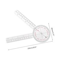 고니오미터 Goniometer 임상용 고니오메타 ROM 관절각도기 20cm, 1개