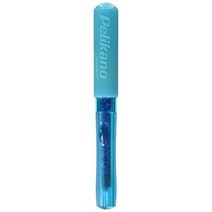 펠리칸 펠리칸o Jr. 만년필 왼손잡이용 중형 펜촉 청록색 펜 1개 (924894), Turquoise, Left-Handed