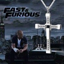 (무료각인) 분노의질주 빈디젤 크로스 남자 십자가 펜던트 목걸이