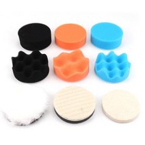 자동차 파워 광택기 세차장 세차 차량용 그라인더연마기광택기 미니 궤도 에어 샌더 공압, 3in Sponge Kit