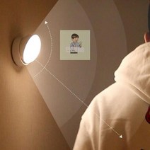 현관_센스등_USB충전식_LW_베란다_각도조절_LED_무선센서등_센서등_마그네틱_조명_붙이는_부착식 CB9B, E충전식무선센서LED-006PL화이트