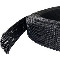 1/3/5/10MLengthBlack 케이블 부싱 절연 꼰 부싱 데이터 케이블 보호 와이어 및 케이블 난연성 나일론, 01 1 Meter_06 10 mm