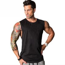 New Plain Tank Top Men Bodybuilding singlet Gym Stringer Sleeveless TShirt Blank Fitness Vest