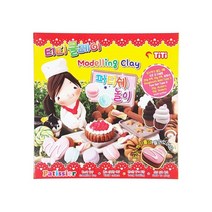 션턬필슈@(BTT00062)티티클레이12색 파티쉐놀이 경인 케이크만들기 찰흙 점토 모래 미술 파티/*캐, 채룩!!, 채룩!!