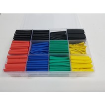 열 수축튜브 전선연결 세트 열수축 절연 케이블 보호 530pcs(케이스포함), 제품선택