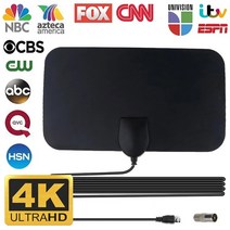 공청안테나 디지털tv안테나 tv안테나 4K TV 안테나 글로벌 디지털 1080P DVB-T2 부스터 HD RV 야외 자동차, 01 Digital TV antenna