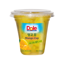 Dole 컵과일 후룻컵 198gx6개 망고컵 간편간식 디저트 슬라이스과일 무배, 파인애플 1팩(6입)