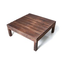 원목 야외평상 조립식 데크 정원 정자 DIY 평상만들기, 길이 90×높이 45 cm  펜스