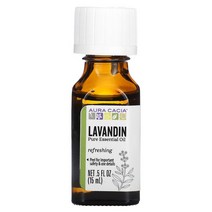 Aura Cacia 순수 에센셜 오일 라반딘 15ml(0.5fl oz), 0.5 액상 온스