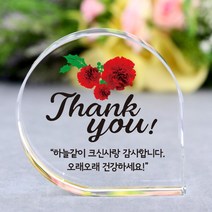 아이상패 미니 감사패 부모님감사패 어버이날선물 스승의날 선물, 48) 9-물방울-Thank you(완성형)
