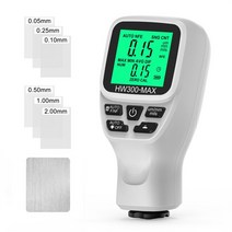 도막 측정기 HW-300 코팅 두께 게이지 0-2000UM 자동차 페인트 필름 테스터 측정 도구 DFT 미터, 2.White