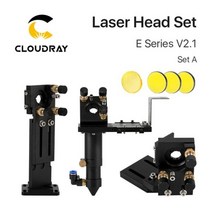 Cloudray E 시리즈CO2 헤드 세트 1 Pcs 렌즈 조각기 부품 용 3 Si Mo 미러 376eEA2b5, FL101.6mm (Lens), 01 SetA USA with Si