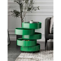 트롤리 캐비닛 웨건 나혼자산다 틈새 빈티지 수납장, 크림+블랙