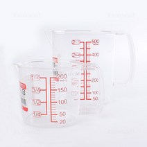 일본 투명 계량컵 / 베이킹도구 / 이유식 계량, 500ml