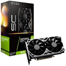 EVGA GeForce GTX 1630 SC 게이밍 04G-P4-1633-KR 4GB GDDR6 듀얼 팬, 기본