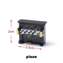수동 타자기 키보드 레트로 앤틱소품 1PC 수 지 레트로 인형 집품 장난감 홈 전화 미니 타자기 모델 가구, 피아노
