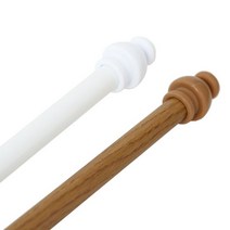 코텍 미니 커튼봉 1.8M, 우드