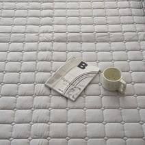 레일리룸 멜로우 100수 고밀도 호텔식 패드 단품 SS / K, 그레이