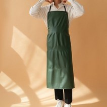 3초쿨 방수 앞치마 식당 주방 공장 수산 시장 정육점 횟집 예초작업 앞치마, 그린