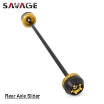 MT09 2021 리어 프론트 슬라이더 YAMAHA MT 09 MT-09 Tace 900GT 2022 9GT 9 오토바이 휠 프로텍터, Rear Gold