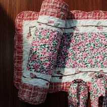 [바보사랑] 빨아쓰는 순면 100% 퀼트 주방매트 꿈의정원