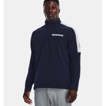 언더아머UNDER ARMOUR 언더아머 골프 1377383 410 네이비 Windstrike 생활방수 기능성 자켓 운동복 트레이닝복, L(100)