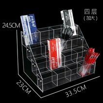 연금복권진열대 5칸 아크릴 슈퍼 문구점 스탠드 수납, 4층 16 그리드 확장 섹션, 4층 16 그리드 확장 섹션