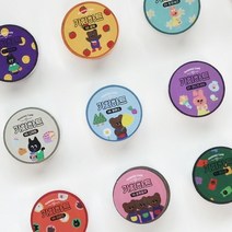 키치하트 마테 데코스티커 꾸미기스티커 마스킹테이프, 03토린세스