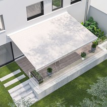 농막어닝 컨네이너어닝 접이식 테라스 햇빛가리개, 가로 3m X 세로 2m