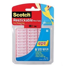 정배마트 3M 스카치 재접착 폼 양면 테이프 R103 양면폼테이프, 1개