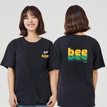키밍 꿀벌 그래픽 반팔티 데일리티셔츠
