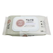하늘선물 물티슈-캡형 50매, 하늘선물물티슈(50매 캡형)