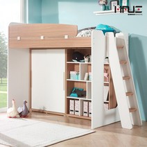 [보루네오] 엘리브 스타 벙커침대 사다리형 I세트 ys017, 오크