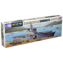 TAMIYA Tamiya 1/700 워터 라인 시리즈 No.006 해상 자율 방어력 운송 선 LST-4002 Shimakita Plastic Model 31006, 1개, 상품명참조