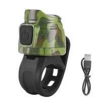 자전거벨1PC 80dB 자전거 전기 벨 USB 충전 MTB 로드바이크 링 사운드 경고 벨 22 ~ 31.8mm 핸들 바 바이, 02 MULTI