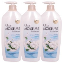 온더바디 울트라모이스처 코튼플라워향 바디워시 785ml X 3개
