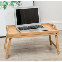 테이블/좌식테이블/침대테이블/트레이/원목테이블/뱀부 베드트레이/친환경 압축 대나무소재 테이블, 단품