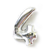 생일파티이니셜풍선 인싸템 풍선장식 패키지 아치형문 디지털 결혼기념일 알루미늄호일 골프 신혼집 팬시 1718501212, 실버 디지털 4