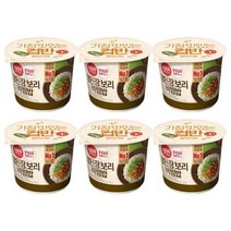 컵반 강된장보리밥(6입)/컵반/비빔밥/햇반/즉석밥