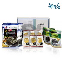 해울림 광천김 선물세트 전장구이김 도시락김 재래김 식탁김 마른김 돌김자반 돌자반볶음 도시락 반찬 선물 답례용 국내산 1호, 김선물세트x13봉3set