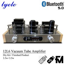 아날로그라디오 진공관 라디오 Lyele 오디오 미국 12l6 증폭기 diy 키트 30, bt 키트 없이, 220v