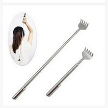 헬스 백익스텐션 등 스크래처 텔레스코픽 스크래칭 백 마사지 키트 스크레이퍼 확장형 가려움증 건강 제품 Hackle 199249, Silver-1pc
