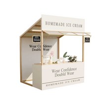 이동식 매대 진열대 마트 공원 잔디밭 푸드트럭 야외, 상세 페이지 참고, 가판대 2m스톨랙+타포린+테이블