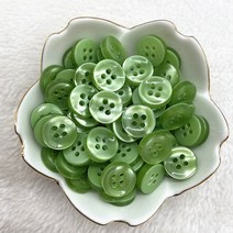 예쁜단추 코트 똑딱이 수입 보석 금장 단추 50pcs 12mm 컬러 수지 고양이 눈 단추 pearllight 그릇 모양 네 눈 단추 웨딩 장식 바느질 액세서리, 36, 36