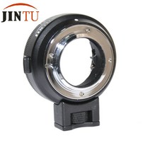 JINTU 금속 8-스톱 렌즈 어댑터 조리개 제어 NF-M4/3 니콘 AI/F/G/D 마이크로 4/3 GH4 GH3 GH5 X-T10 X-E3, 한개옵션0