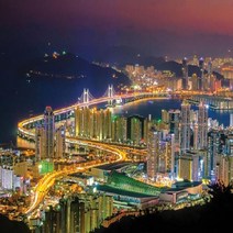 야경 73.5 51 부산 광안대교의 (cm)