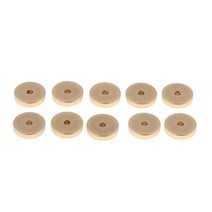 가죽 봉제 용 다양한 크기의 여백 게이지 10 개, 12mm, 황동, 옐로우