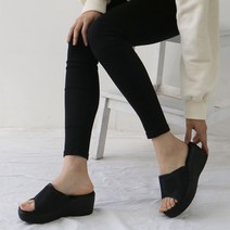 여성용 푹신한 통굽 여성 사무실 슬리퍼 일루미 상쿠션